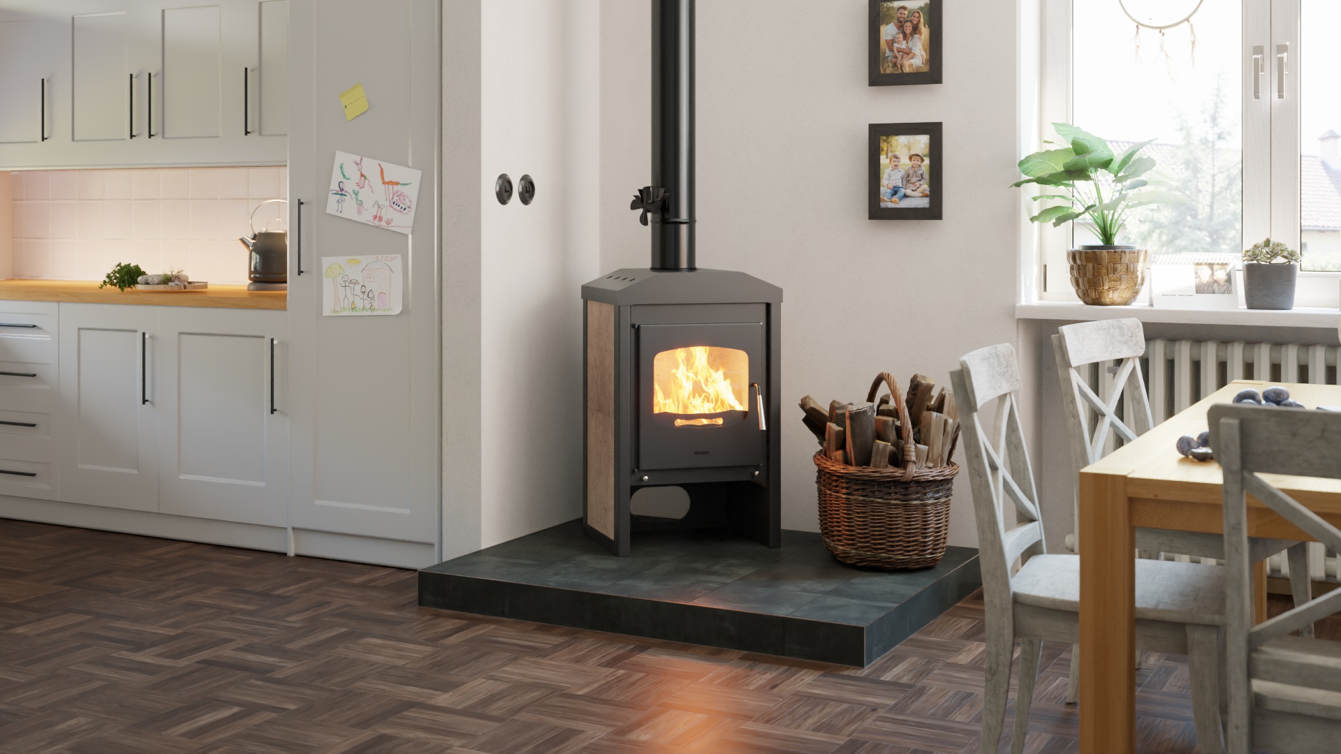 Krbová kamna FLAMINGO ® VEGA 1