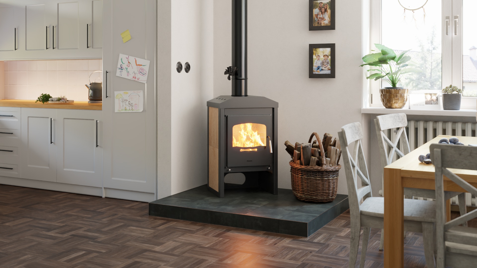 Krbová kamna FLAMINGO ® VEGA 7