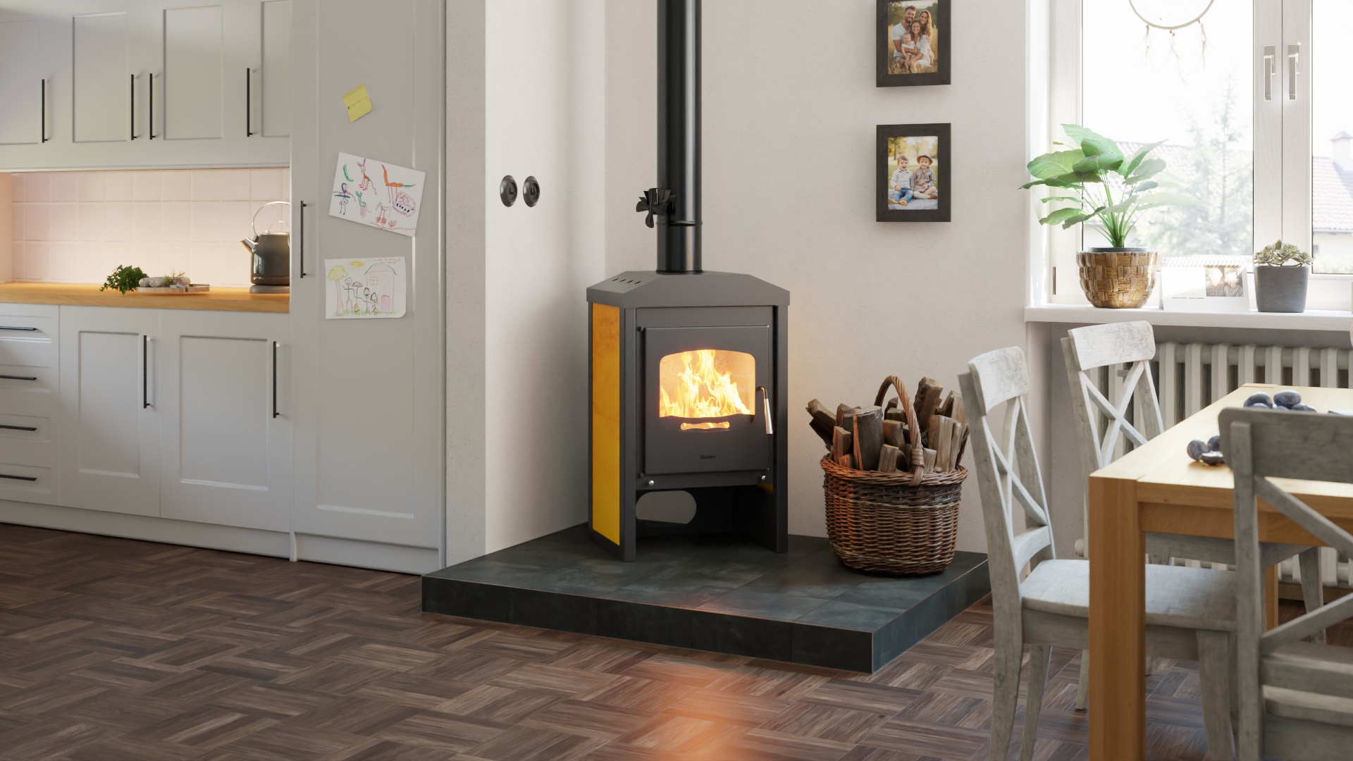 Krbová kamna FLAMINGO ® VEGA 13