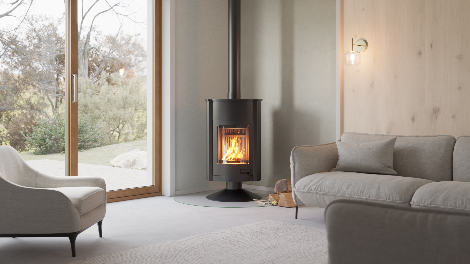 Krbová kamna MASTERFLAMME ® Grande II 1
