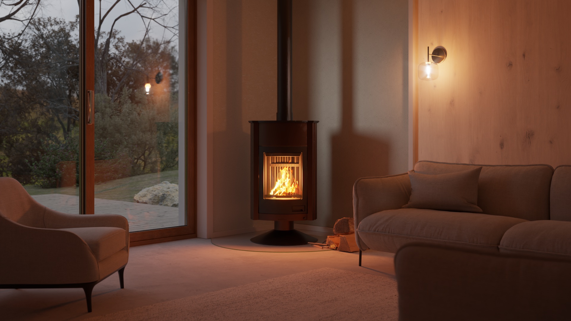 Krbová kamna MASTERFLAMME ® Grande II 8