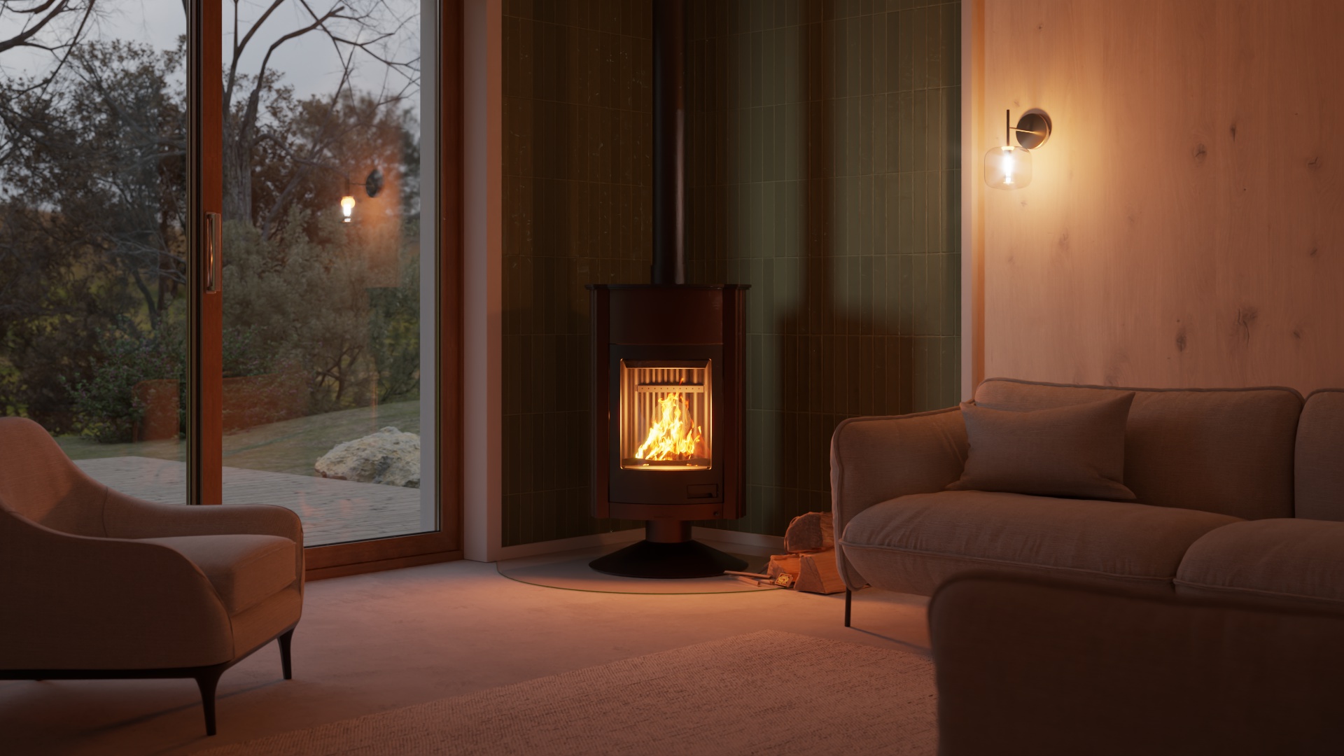 Krbová kamna MASTERFLAMME ® Grande II 11