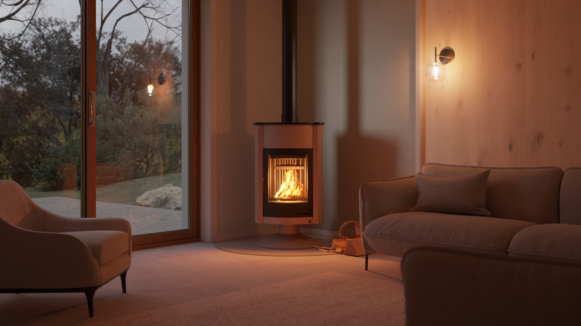Krbová kamna MASTERFLAMME ® Grande II 14