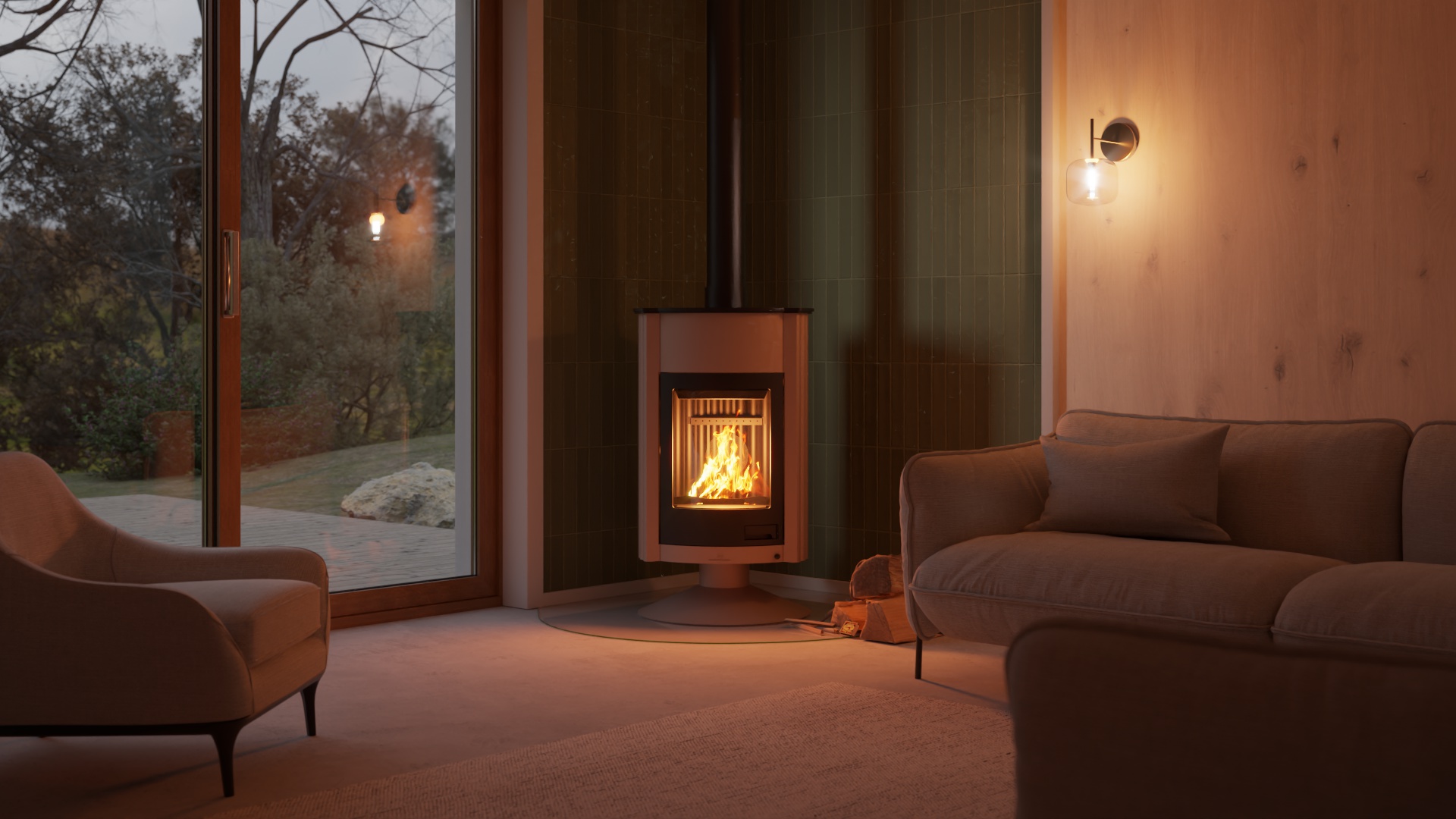 Krbová kamna MASTERFLAMME ® Grande II 17
