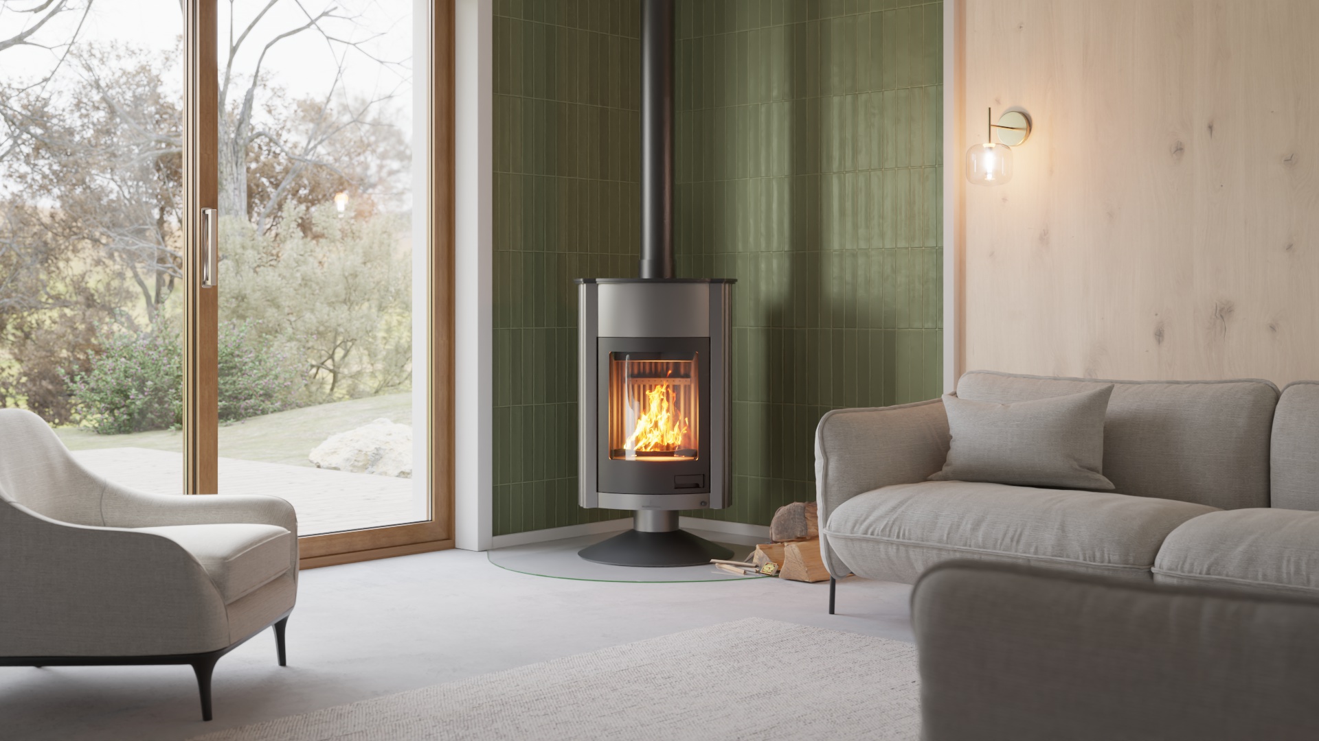 Krbová kamna MASTERFLAMME ® Grande II 28