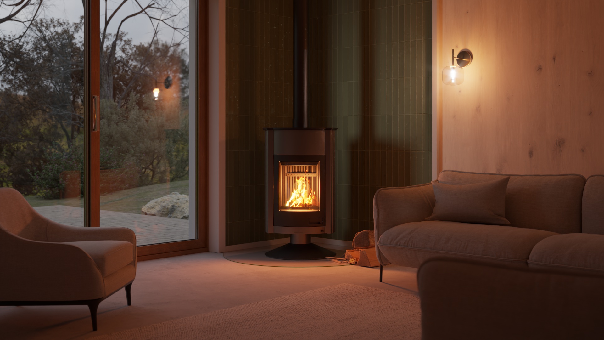 Krbová kamna MASTERFLAMME ® Grande II 29