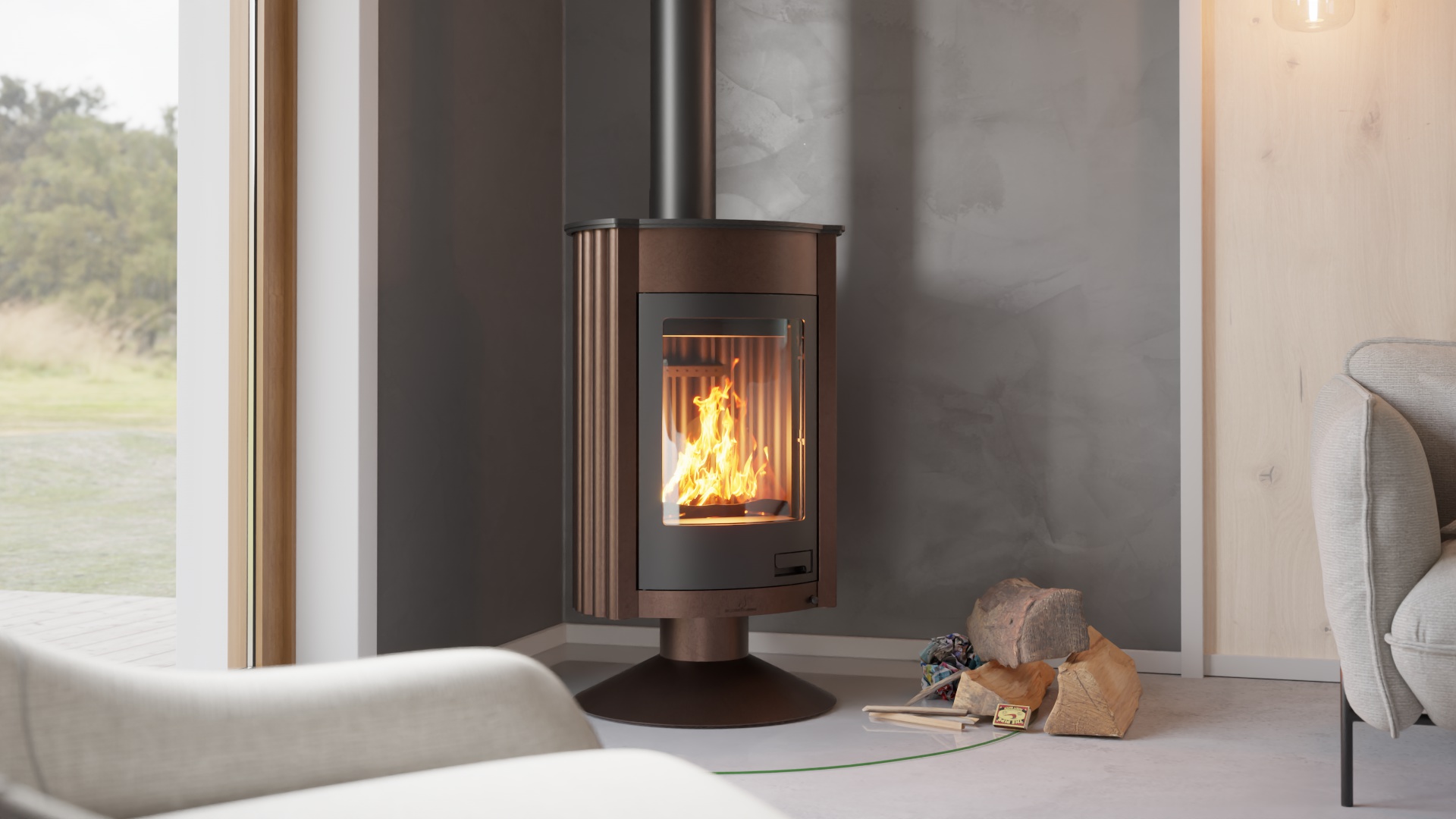 Krbová kamna MASTERFLAMME ® Medie II 9