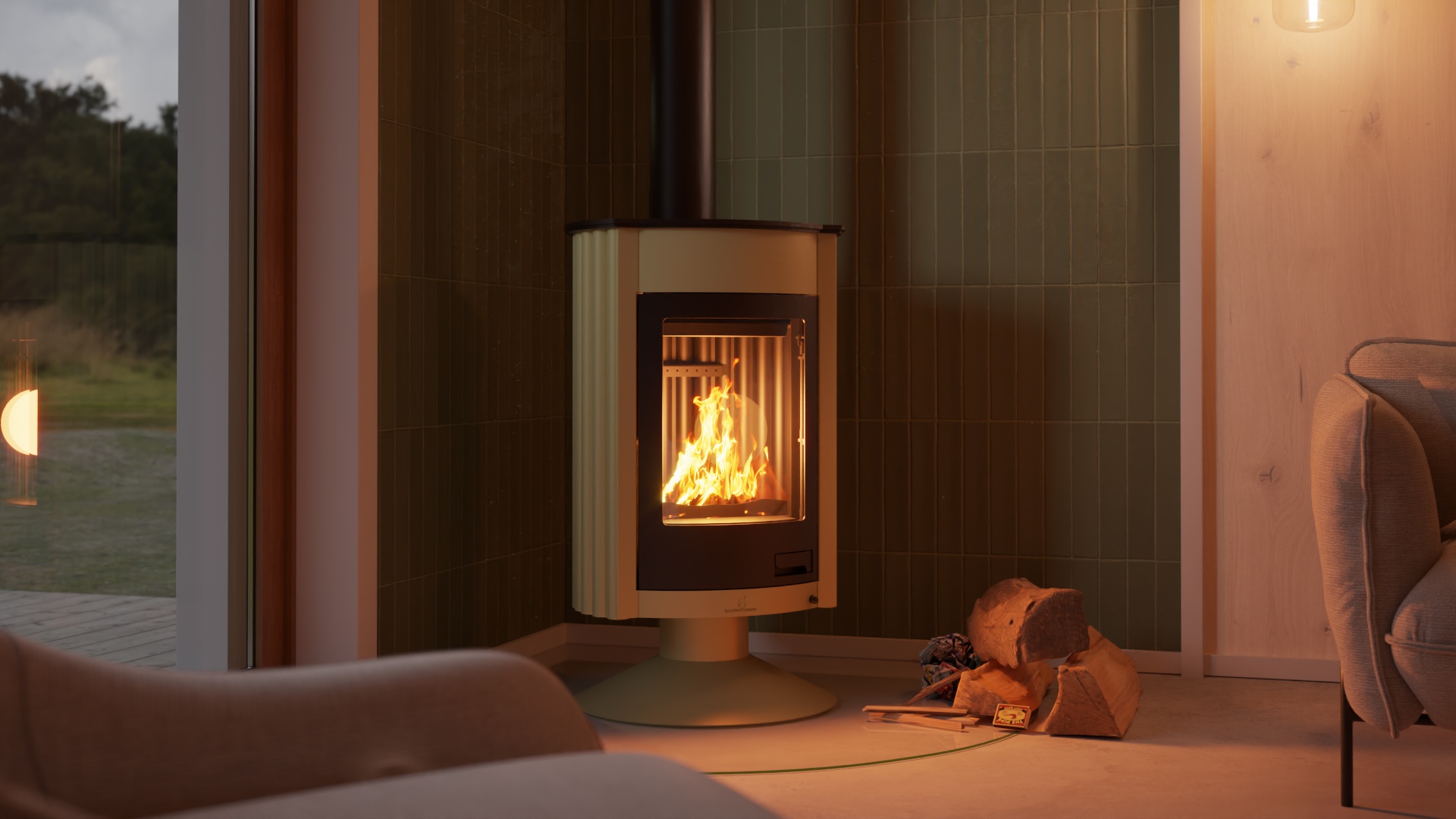 Krbová kamna MASTERFLAMME ® Medie II 24