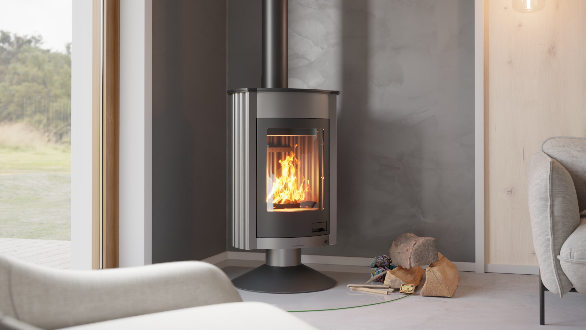 Krbová kamna MASTERFLAMME ® Medie II 27