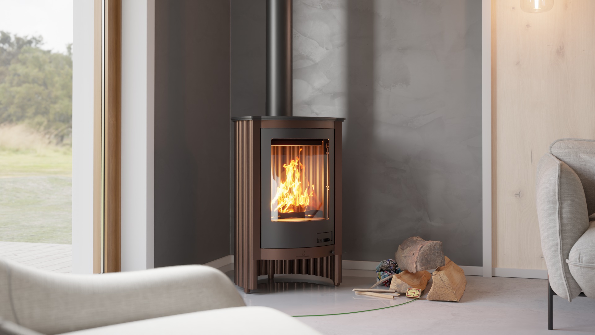 Krbová kamna MASTERFLAMME ® Piccolo I 9