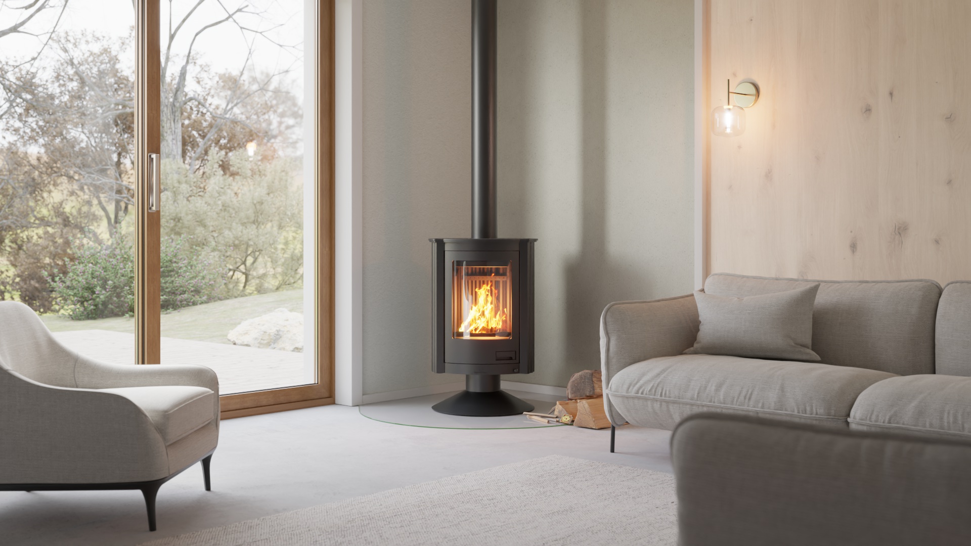 Krbová kamna MASTERFLAMME ® Piccolo II 1