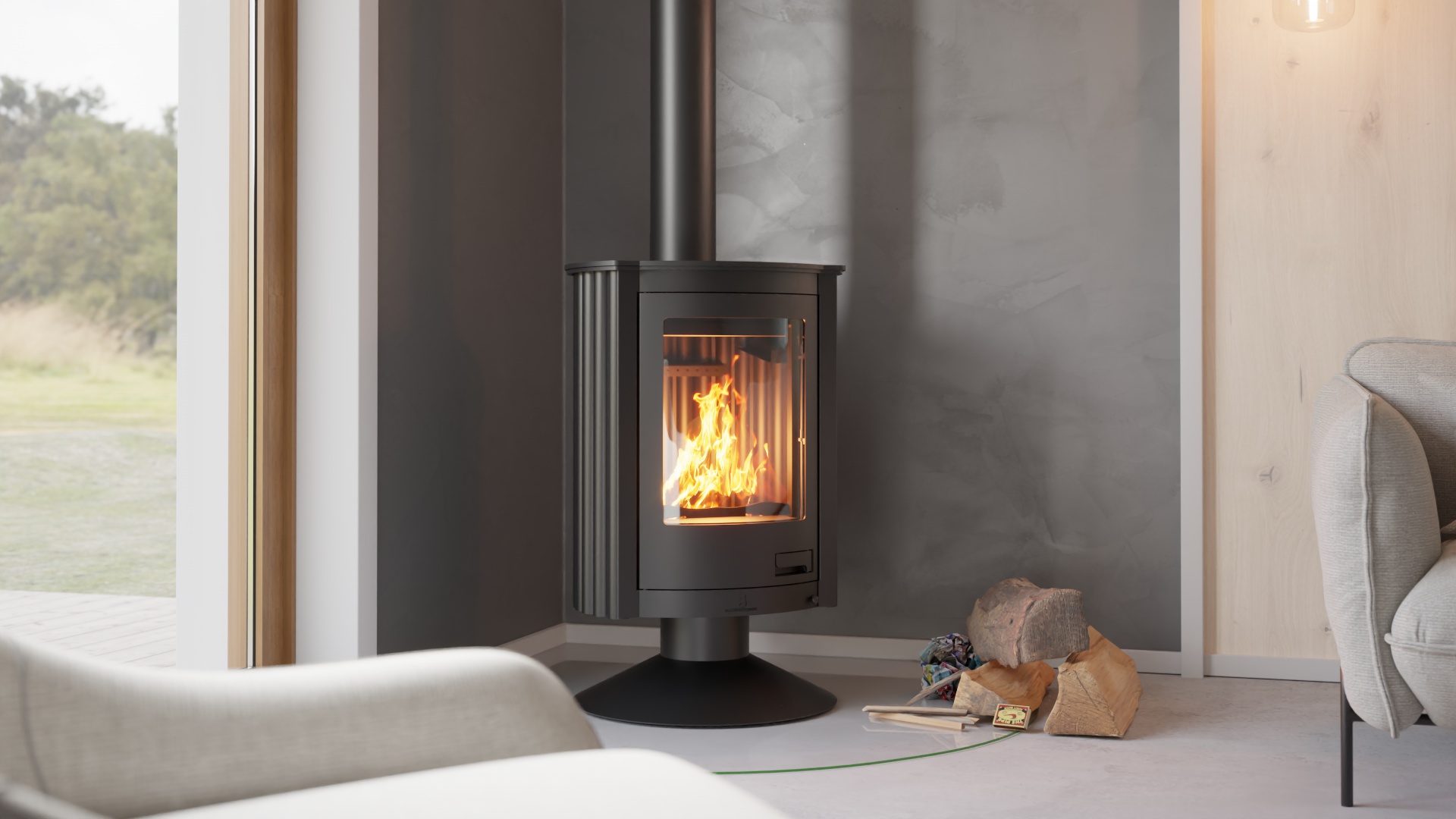 Krbová kamna MASTERFLAMME ® Piccolo II 3
