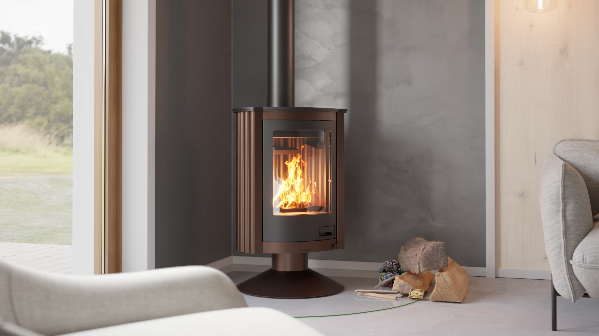 Krbová kamna MASTERFLAMME ® Piccolo II 9