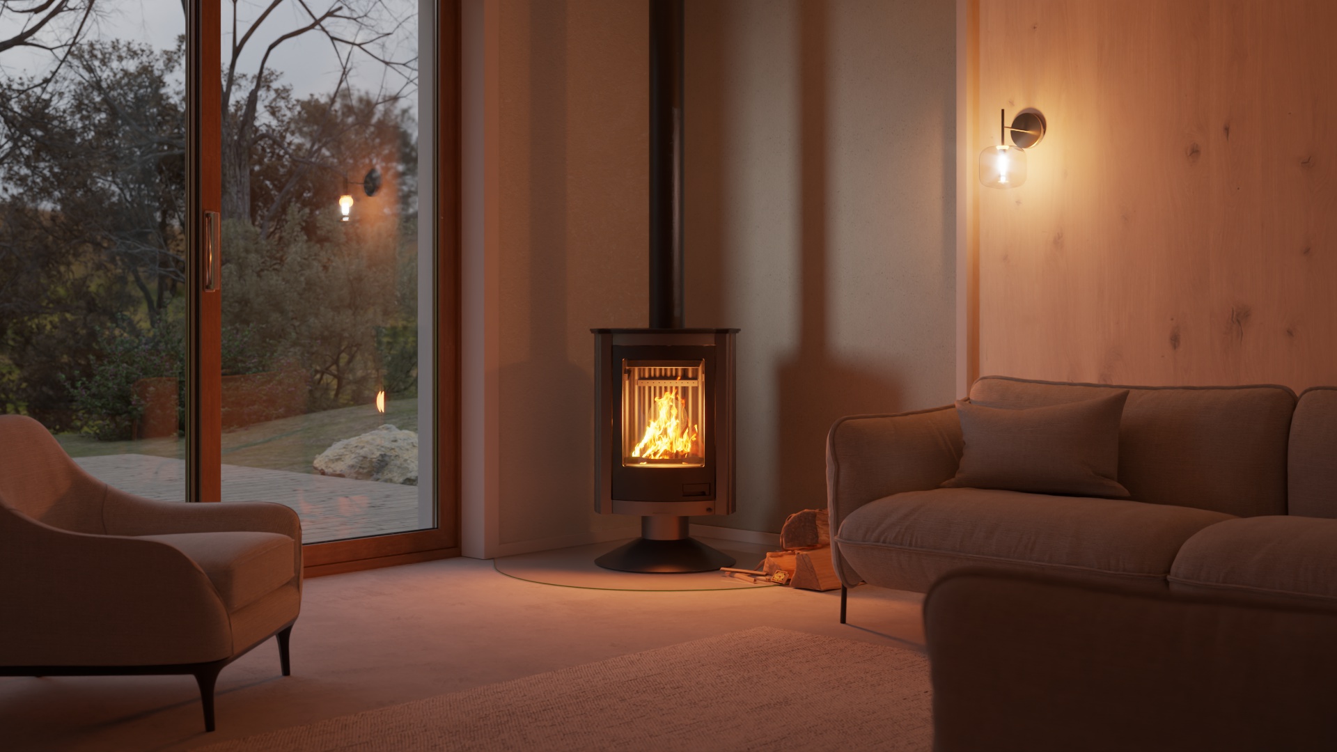 Krbová kamna MASTERFLAMME ® Piccolo II 26
