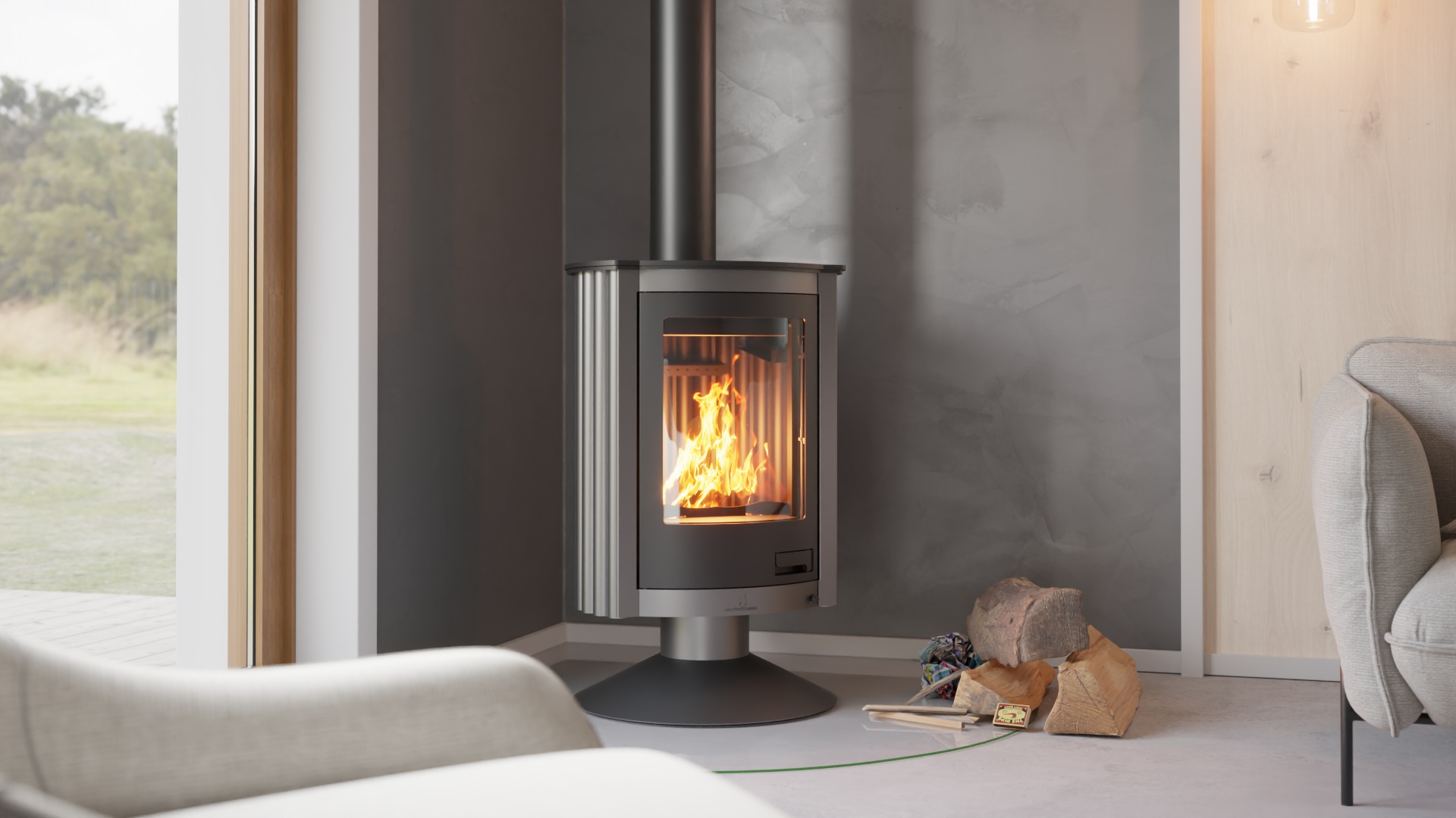 Krbová kamna MASTERFLAMME ® Piccolo II 27