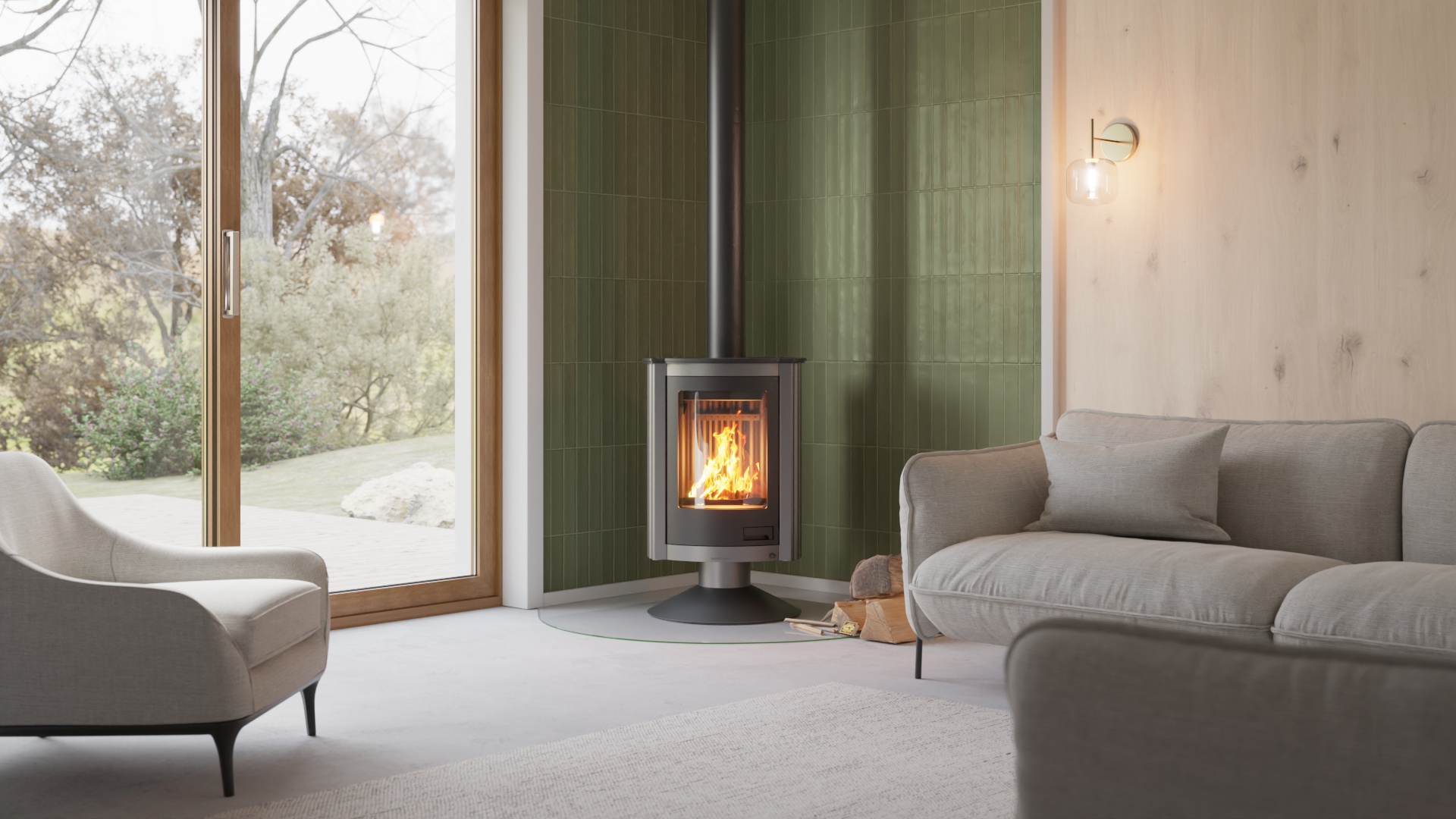 Krbová kamna MASTERFLAMME ® Piccolo II 28