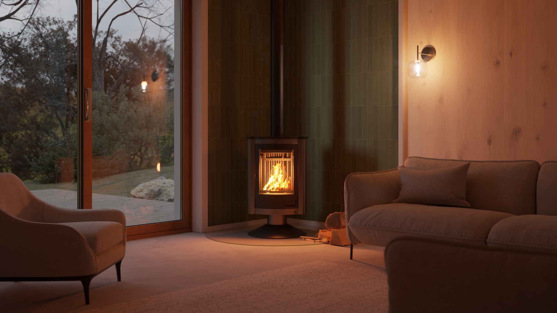 Krbová kamna MASTERFLAMME ® Piccolo II 29